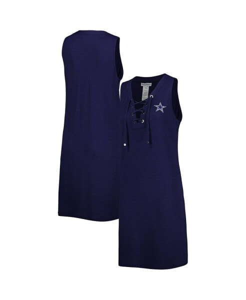 Платье женское Tommy Bahama Navy Dallas Cowboys Island Cays Lace-Up