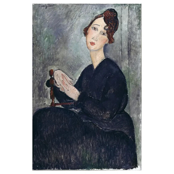 Leinwandbild Porträt von Dédie