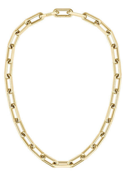 Solid Gold Plated Halia Steel Necklace 1580579