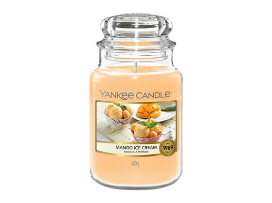 Aromatic candle Classic large Mango Ice Cream 623 g