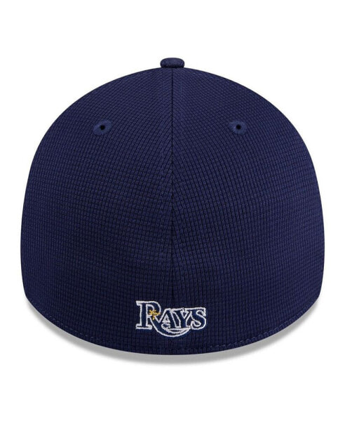 Men's Navy Tampa Bay Rays 2024 Batting Practice 39THIRTY Flex Hat