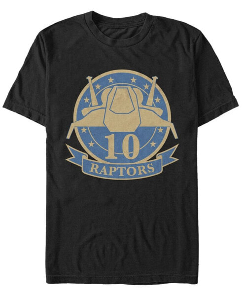 Battlestar Galactica Men's Raptor Merit Badge Short Sleeve T-Shirt