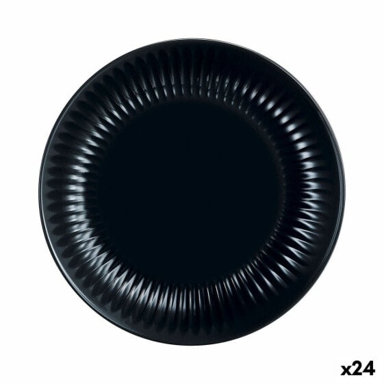 Тарелки для десертов Luminarc Cottage Чёрный Стекло 19 см (24 штуки)