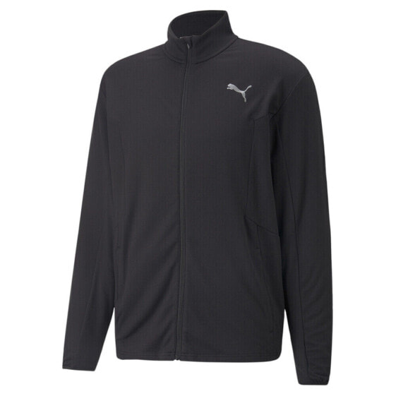 Puma Cloudspun FullZip Jacket Mens Black Casual Athletic Outerwear 52239901