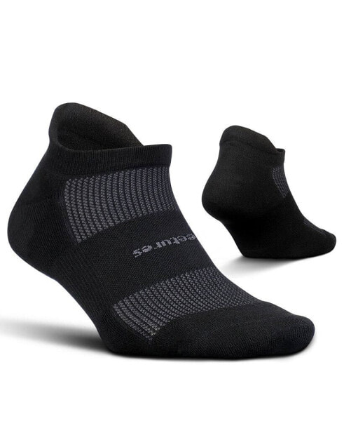 Men's High Performance Max Cushion Ankle Sock - No Show Socks for Women & Men with Heel Tab - Cornflower