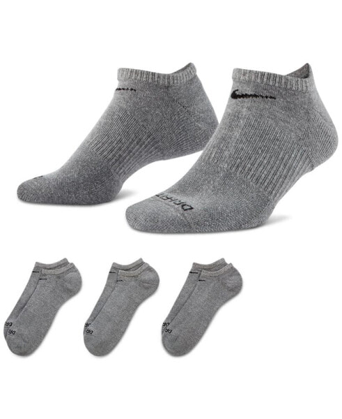 Men's Everyday Plus Cushion Training No-Show Socks 3 Pairs