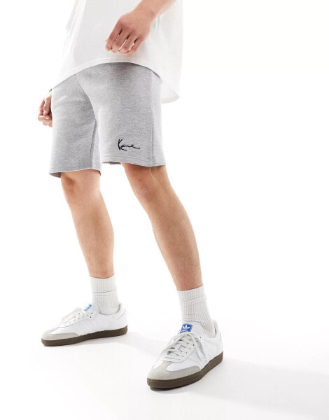 Karl Kani signature shorts in ash grey