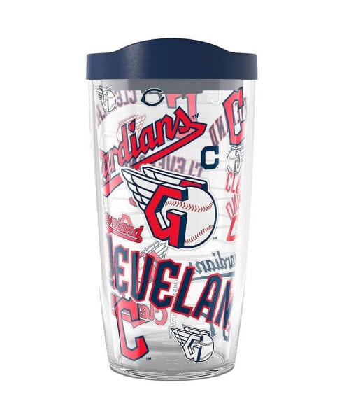 Cleveland Guardians 16 Oz Allover Classic Tumbler