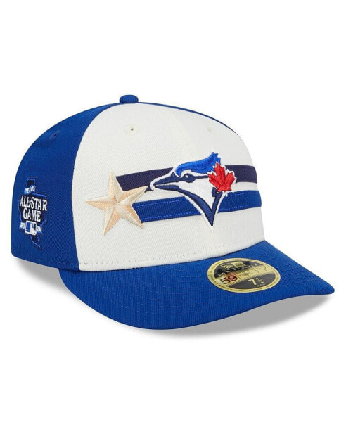 Men's Cream/Royal Toronto Blue Jays 2024 MLB All-Star Game Workout Low Profile 59FIFTY Hat