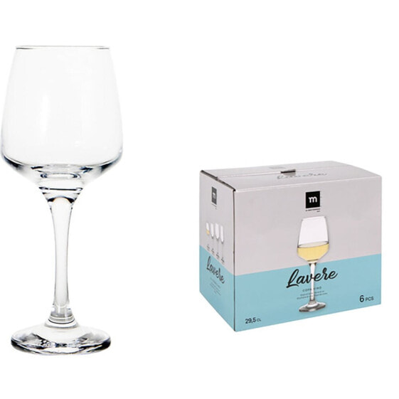 LA MEDITERRANEA Set Of 6 Wine Glasses 295ml Lavere