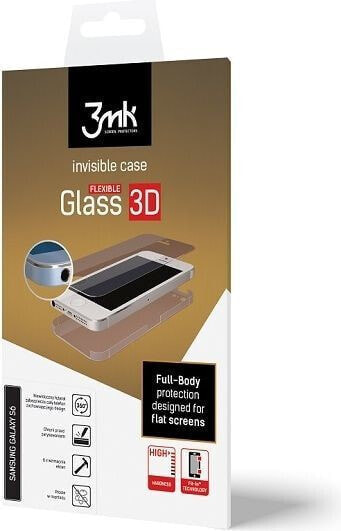Стекло гибридное 3D 3MK FlexibleGlass для Motorola Moto G6 + Защитная пленка русском языке.