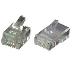 EFB Elektronik RJ45 UTP - E-MO 8/8 SF - RJ45 - Transparent - U/UTP (UTP) - 100 pc(s)