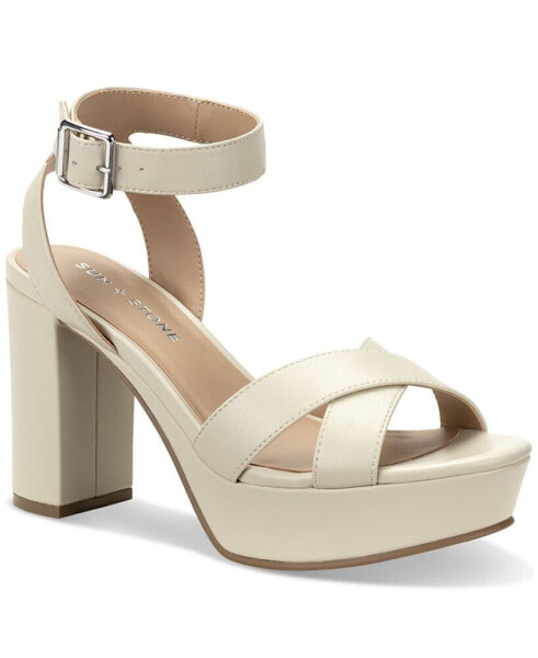 Women's Lillah Block Heel Platform Dress Sandals, Created for Macy's