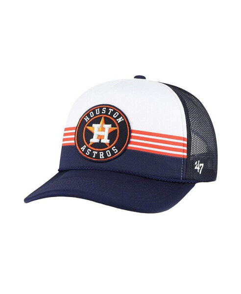 47 Brand Men's Navy Houston Astros Lift Off Foam Front Mesh Trucker Adjustable Hat