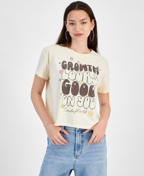 Juniors' Growth Graphic-Print Tee