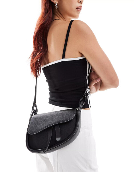 Glamorous crossbody bag in black