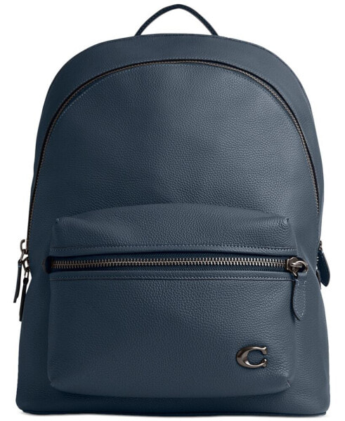 Men's Charter Pebble Leather Backpack