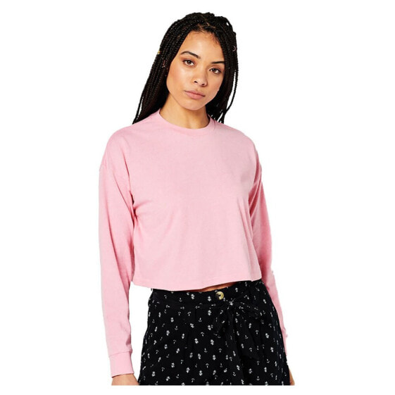 SUPERDRY Vintage Crop Long Sleeve T-Shirt