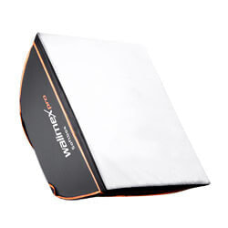 Walimex pro Softbox Orange Line 40x40 - Black - White - Aluminium - Cotton - PVC - 830 g - 260 mm - 400 mm - 400 mm