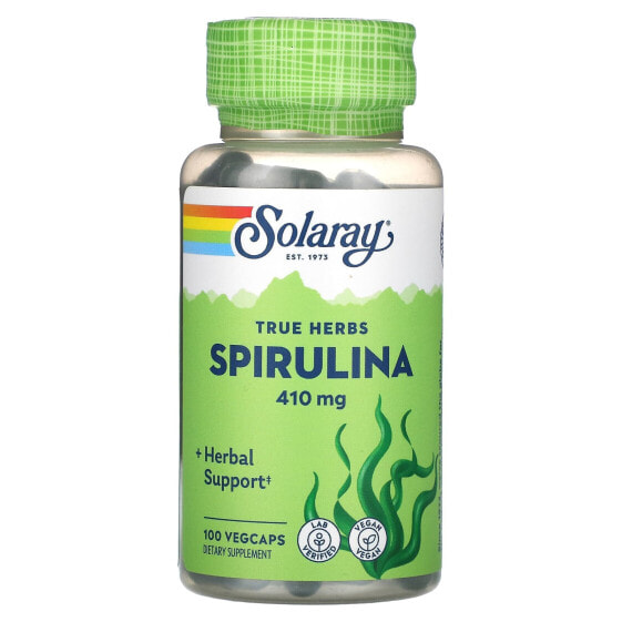 True Herbs, Spirulina, 410 mg, 100 Vegcaps