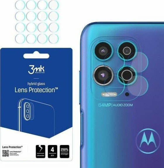 3MK Szkło hybrydowe na obiektyw aparatu 3MK Lens Protection Motorola Moto G100 5G [4 PACK]