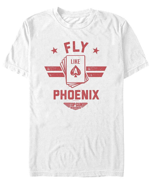 Men's Top Gun Phoenix Hand Short Sleeve T-shirt