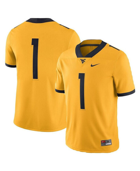 Men's Gold West Virginia Mountaineers Alternate Game Jersey