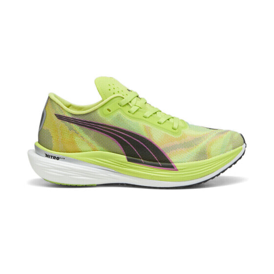 Puma Deviate Nitro Elite 2 Psychedelic Rush Running Womens Green Sneakers Athle