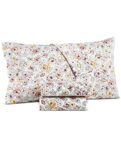 550 Thread Count Printed Cotton Pillowcases Pair, King, Created for Macy's