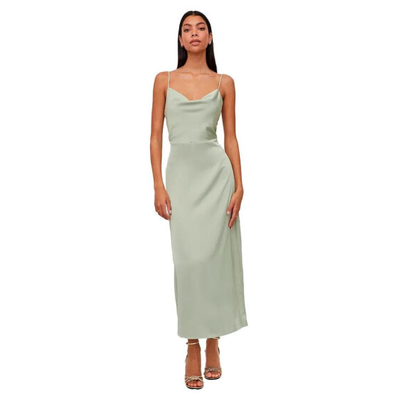 VILA Ravenna Strap sleeveless long dress