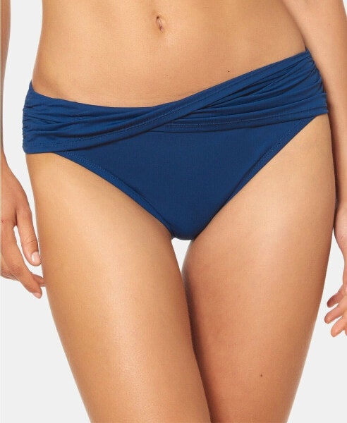 Bleu Rod Beattie 304231 Women's Sarong Hipster Bikini Bottom Swimwear Size 6