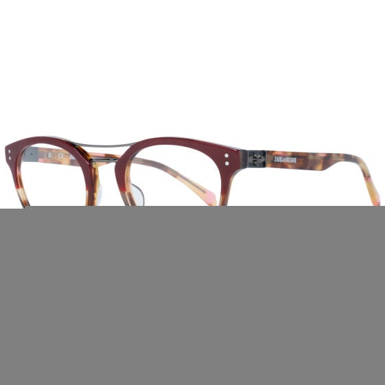 Zadig & Voltaire Brille VZV217 0AFG 49 Damen Rot