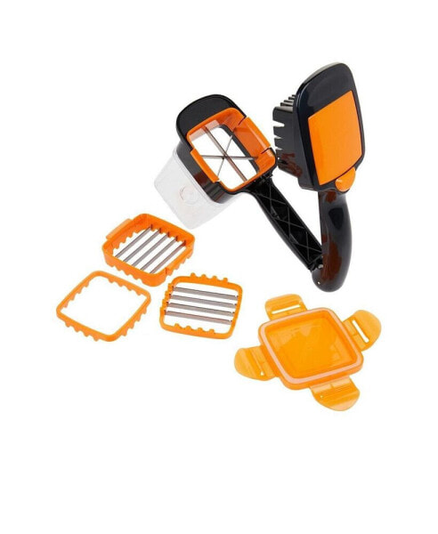 5-in-1 Compact Portable Handheld Kitchen Slicer with Storage Container