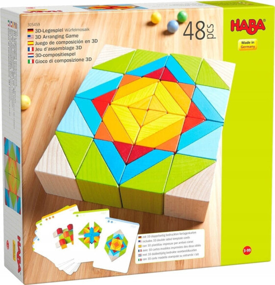 Haba HABA 3D placement game cube mosaic 305459