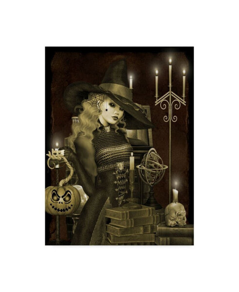 Jean Plout 'Halloween Graveyard 5' Canvas Art - 14" x 19"