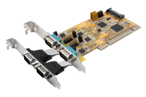 Exsys EX-42034 - PCI - Serial - RS-232,RS-422,RS-485 - Orange - 16 B - 5 - 12 V