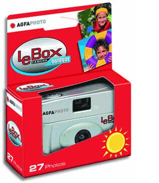 AgfaPhoto LeBox Outdoor - Digital Camera - Red, White