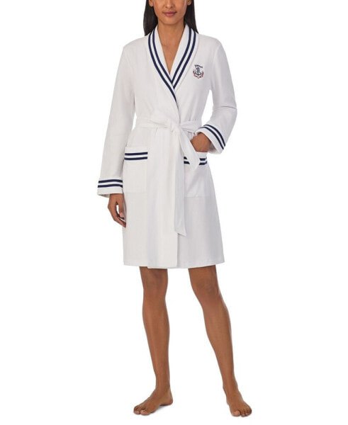 Women's Short Shawl-Collar Robe