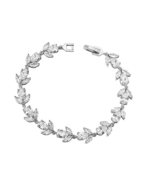 Flower Blossom Cubic Zirconia Tennis Bracelets