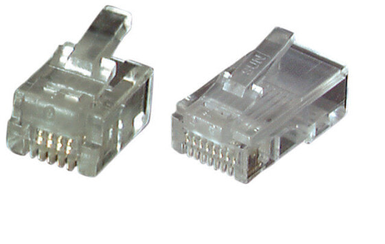 EFB Elektronik 37518.1-100 - RJ-12 - Transparent - U/UTP (UTP) - 100 pc(s)