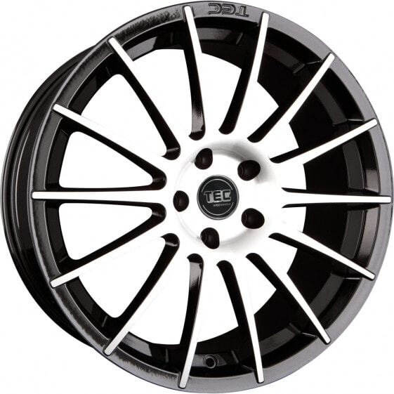Колесный диск литой TEC Speedwheels AS2 black polished 8.5x19 ET40 - LK5/120 ML72.6