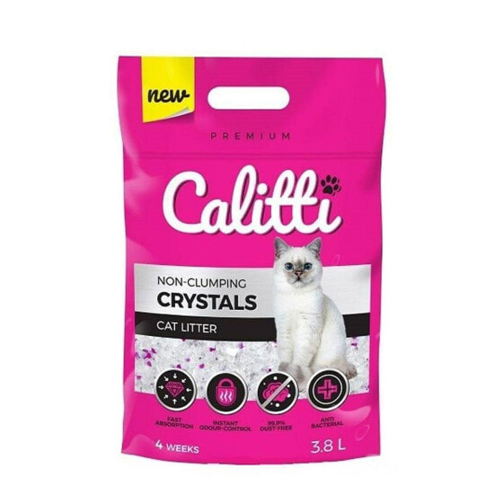 Устранитель запаха песок для кошек Calitti Crystal 3,8 L