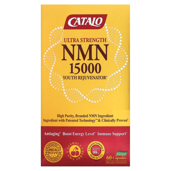 NMN 15000 Youth Rejuvenator, 60 Vegetarian Capsules