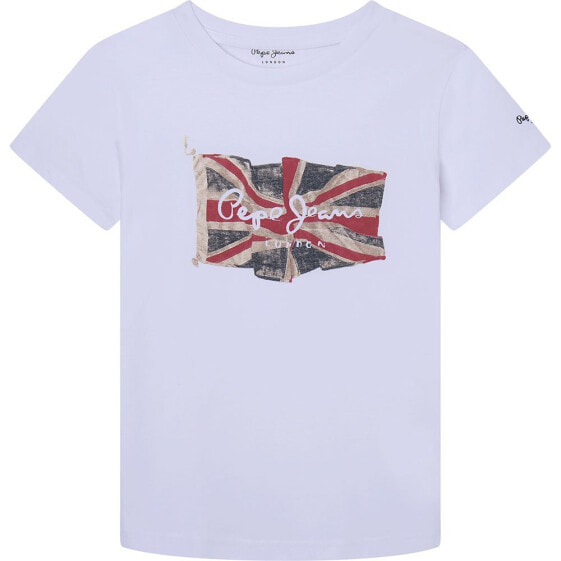 PEPE JEANS Flag Logo short sleeve T-shirt