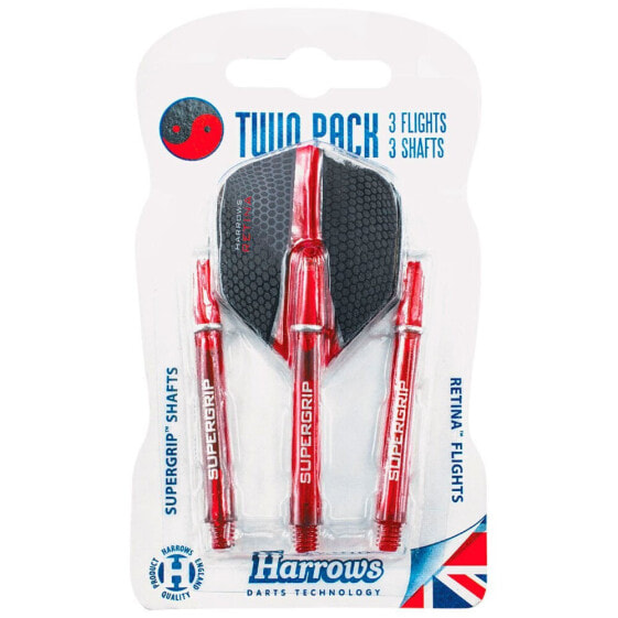 HARROWS Twin Pack Dart Flight And Shafts