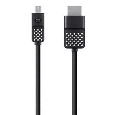 Belkin Mini DisplayPort to HDTV Cable - 1.8 m - Mini DisplayPort - HDMI - Male - Male - Black
