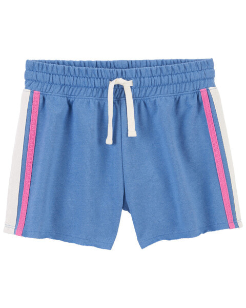 Kid Striped Drawstring Shorts 7