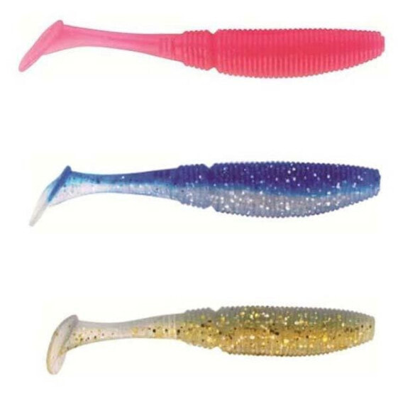 SAKURA Slit Shad Soft Lure 100 mm 8 Units