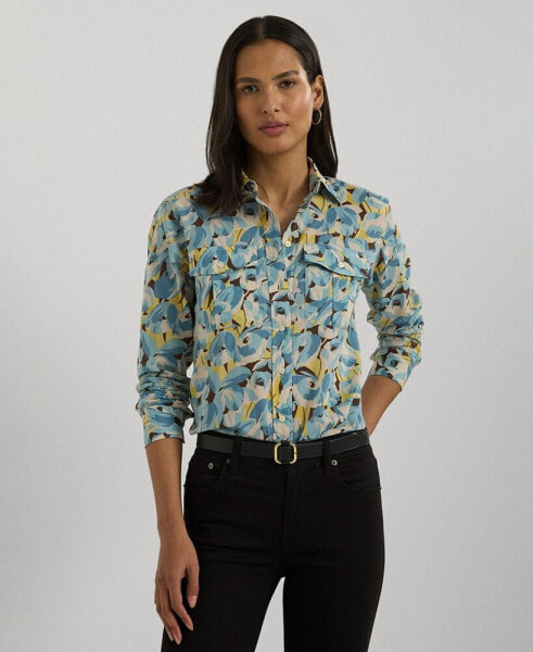 Women's Cotton Floral Shirt