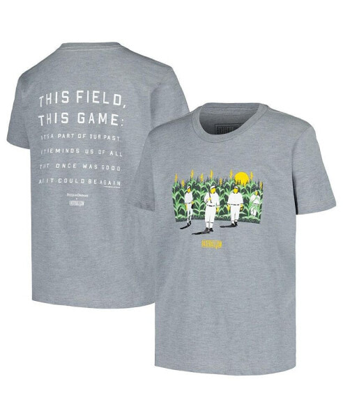 Big Boys and Girls Heather Gray Field of Dreams This Field T-Shirt